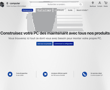 Capture du projet Site e-commerce 1